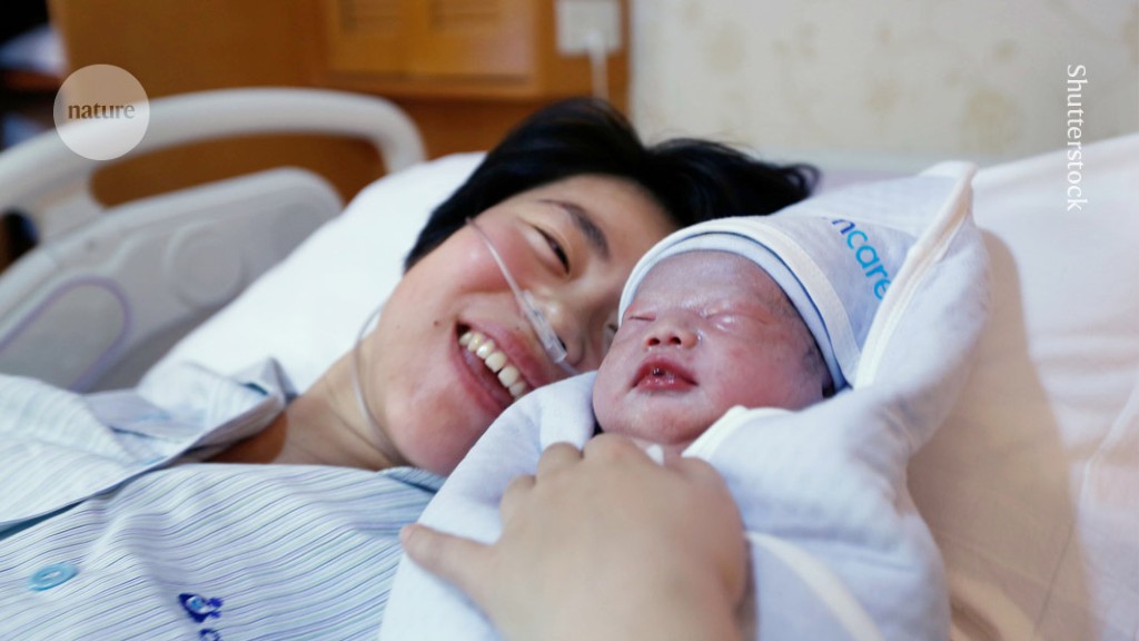 There is a huge study of mothers and babies in China